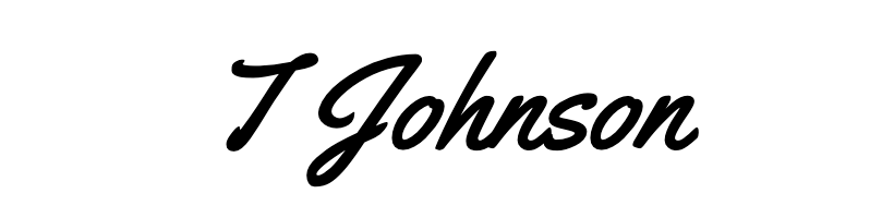 Tony Johnson signature